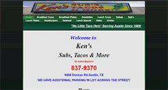 Desktop Screenshot of kenstacos.com